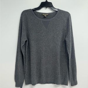 Tommy Bahama Sweater Women M Gray Wool/Cashmere/Silk Blend